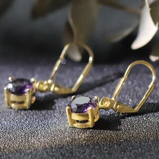 Foto 5 | Pendientes Huoguo Con Circonitas Para Mujer Color Cobre - Venta Internacional.