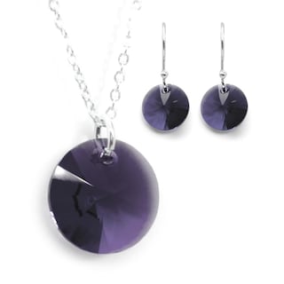 Foto 1 | Collar y Aretes Joyería Zvezda Xilion Violeta