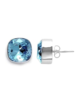 Foto 2 | Aretes Joyería Zvezda ZAR-CSH12-AQU-P Cushion Aquamarine Poste con Plata
