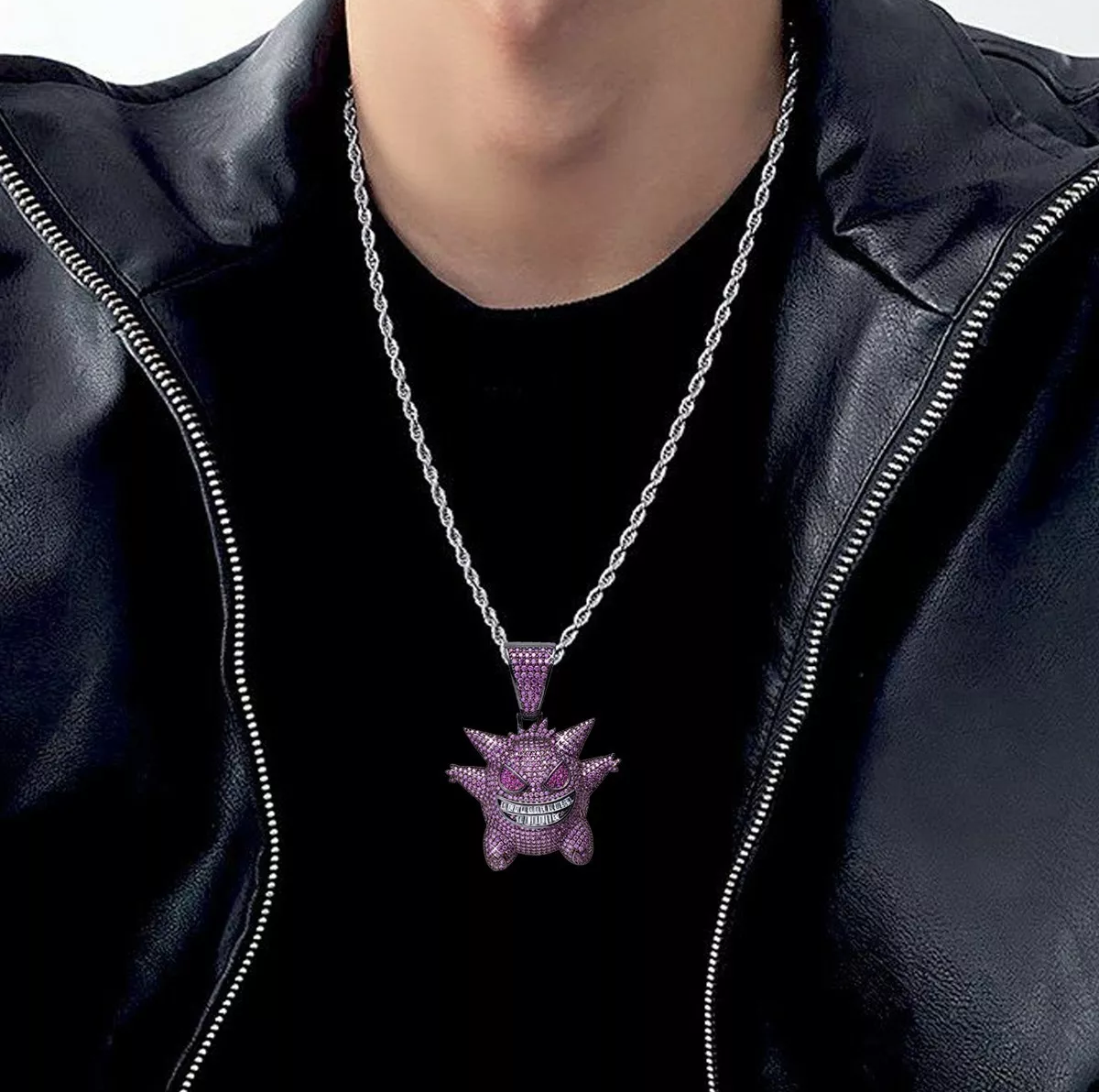 Foto 3 | Cadena de Eslabones con Dije de Gengar Belug Multicolor
