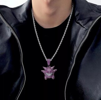 Foto 3 | Cadena de Eslabones con Dije de Gengar Belug Multicolor