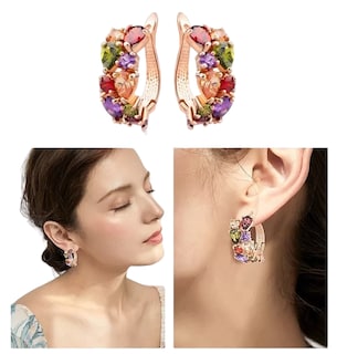 Foto 2 | Set de Collar, Pulsera y Aretes BELUG Multicolor para Mujer