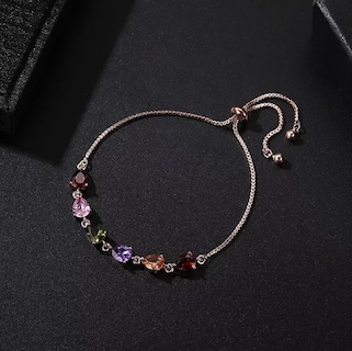 Foto 4 | Set de Collar, Pulsera y Aretes BELUG Multicolor para Mujer