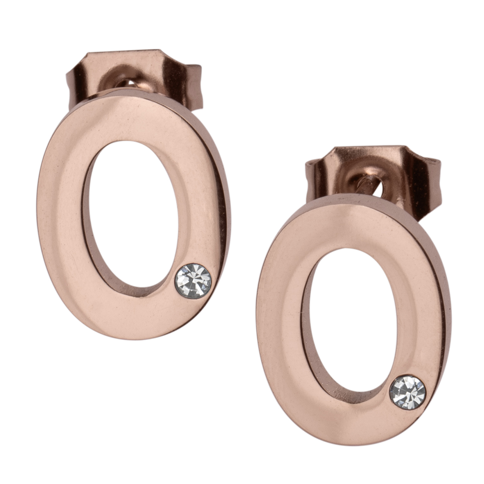 Foto 4 pulgar | Set de Joyería Luckyly Baño de Oro Rosa 18k Yara Letra O