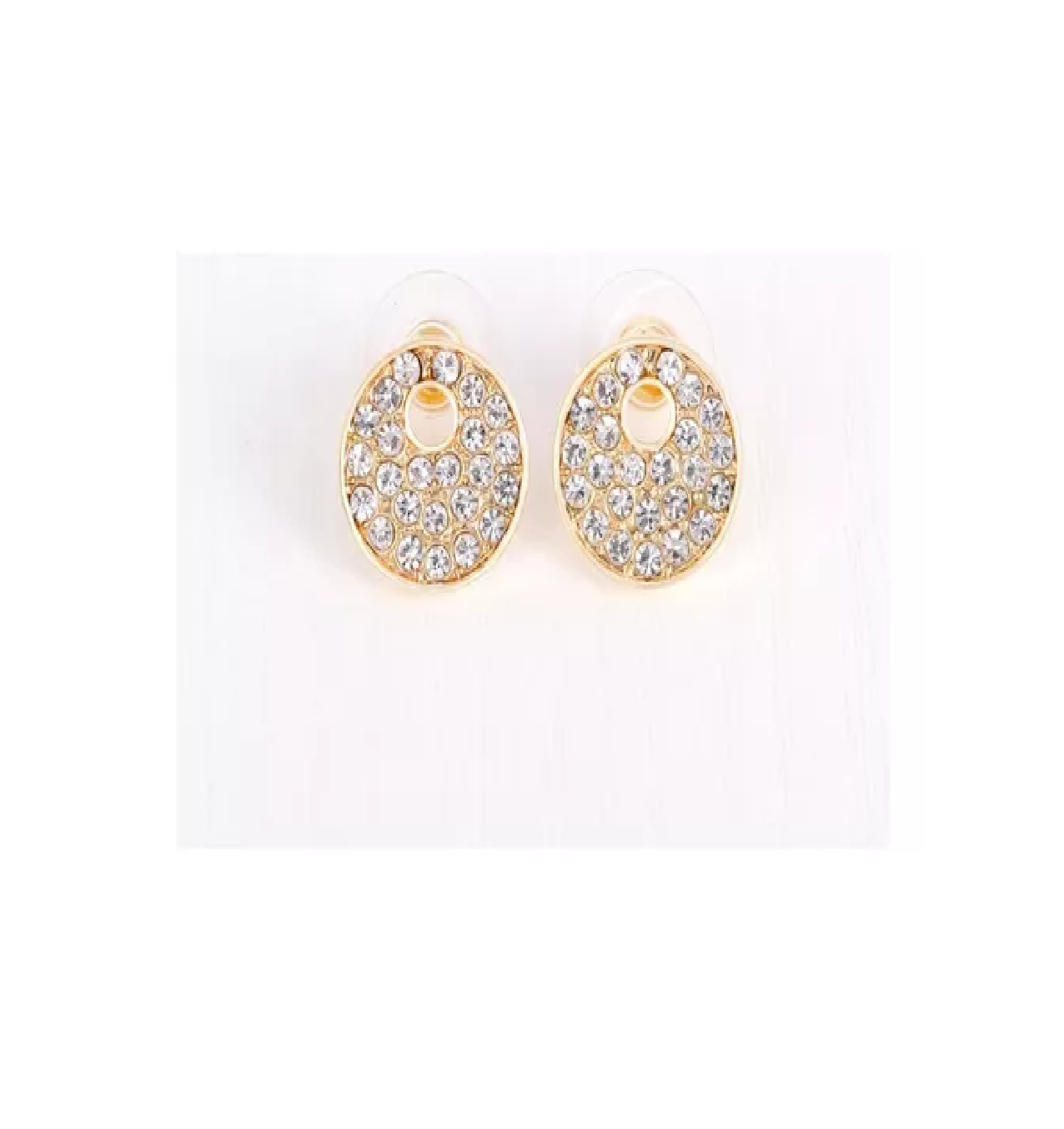 Foto 4 pulgar | Collar + Pulsera + Aretes + Anillos de Bisutería color Dorado para Mujer