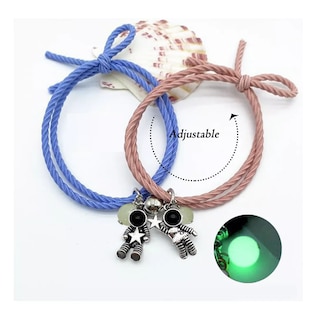 Foto 3 | Pulseras + Collares Lab.G Multicolor para Pareja 4 Piezas