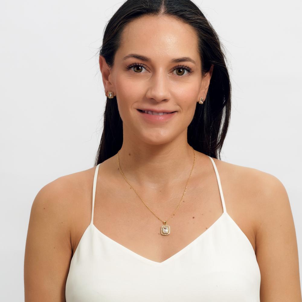 Foto 5 pulgar | Set Joyería Mujer Collar Aretes Regalos Mamá Navidad Luckyly Elia Azul