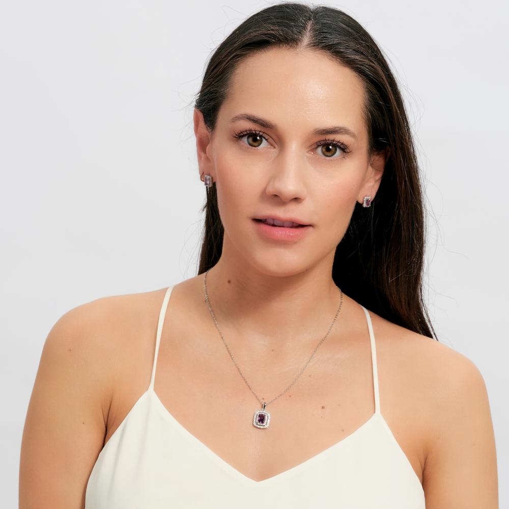 Foto 5 pulgar | Set Joyería Mujer Collar Aretes Regalos Mamá Navidad Luckyly Elia Azul
