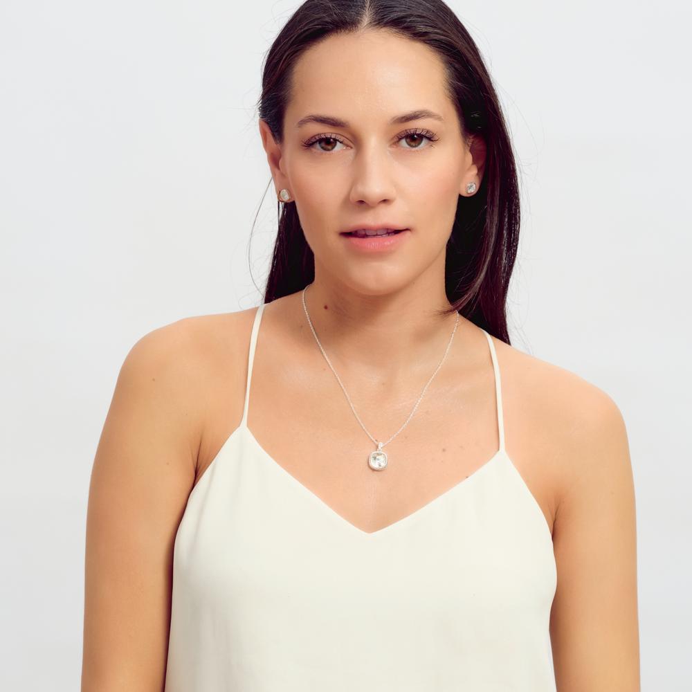 Foto 5 pulgar | Set Joyería Mujer Collar Aretes, Regalo Mamá Navidad Luckyly Cleo Azul