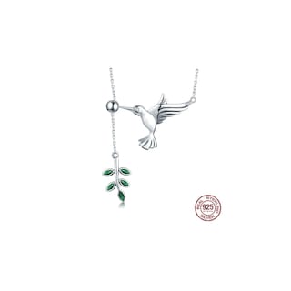 Foto 1 | Collar Con Colgante De Colibrí De Plata - Venta Internacional.