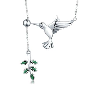 Foto 2 | Collar Con Colgante De Colibrí De Plata - Venta Internacional.