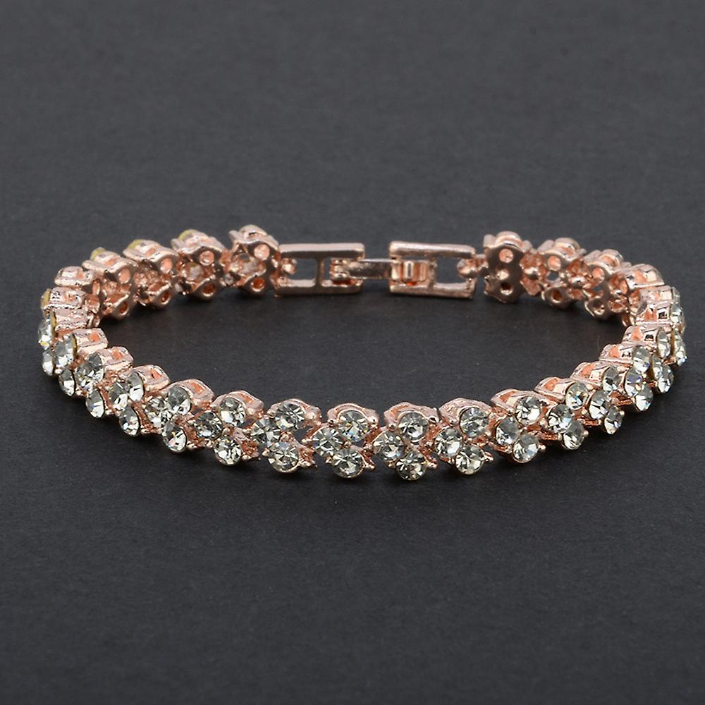 Foto 1 | Pulsera Huoguo De Cristal De Estilo Romano Con Diamantes Para Mujer - Venta Internacional.
