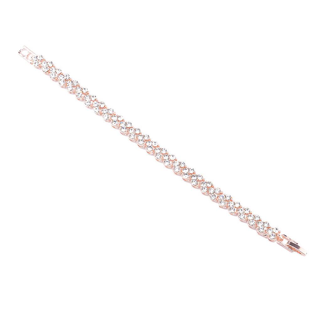 Foto 2 | Pulsera Huoguo De Cristal De Estilo Romano Con Diamantes Para Mujer - Venta Internacional.