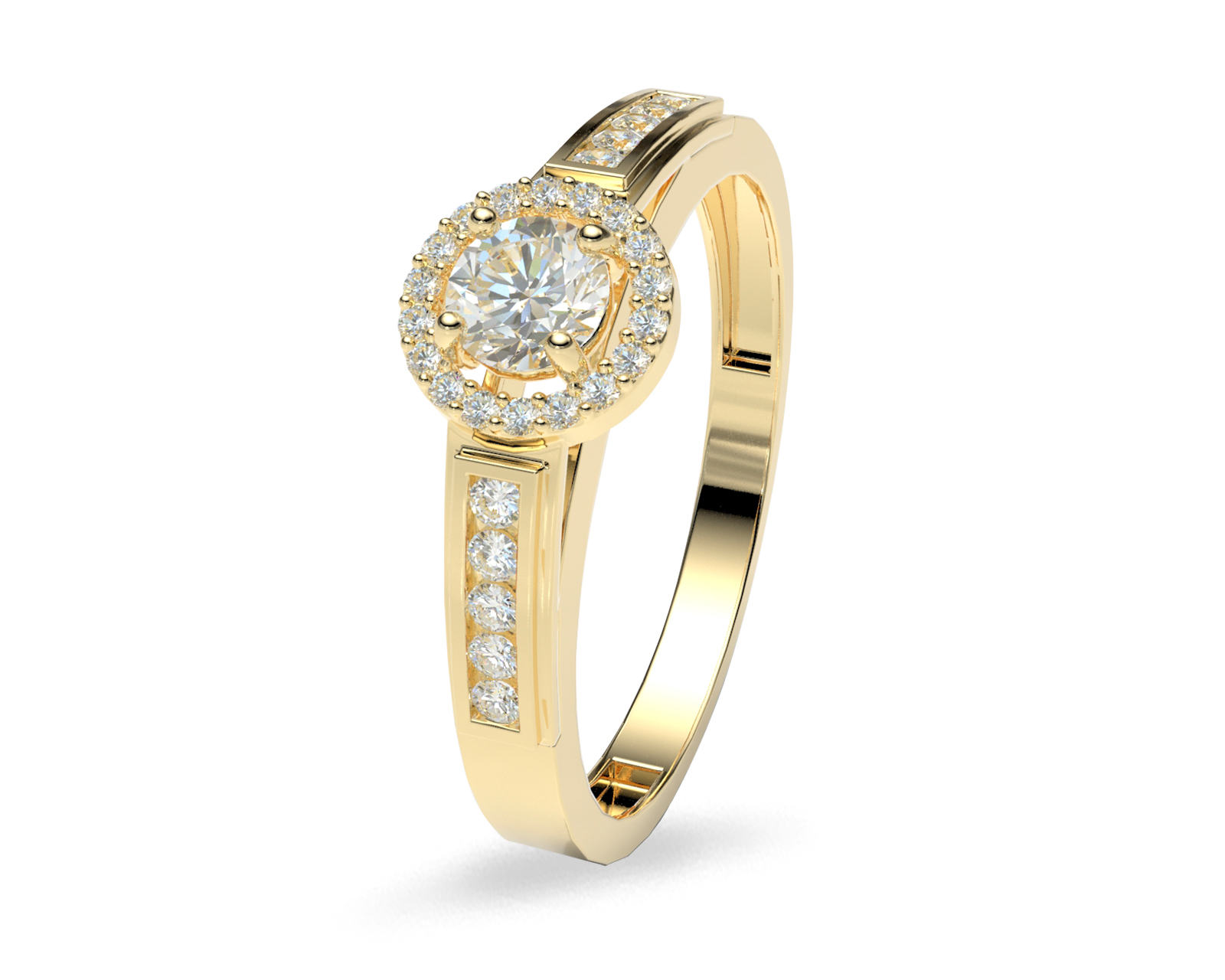 Anillo de Compromiso Amelie Joyas de Oro 14k Nro. 8-8.5