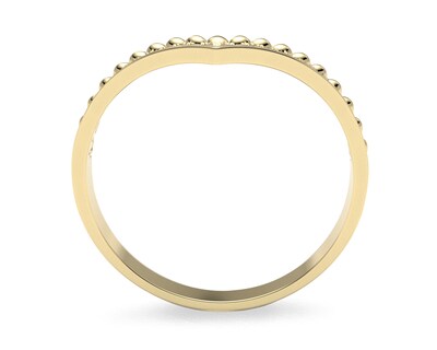 Foto 3 | Anillo de Dama Alysa Amelie Joyas Oro 10 K Nro. 7-7.5