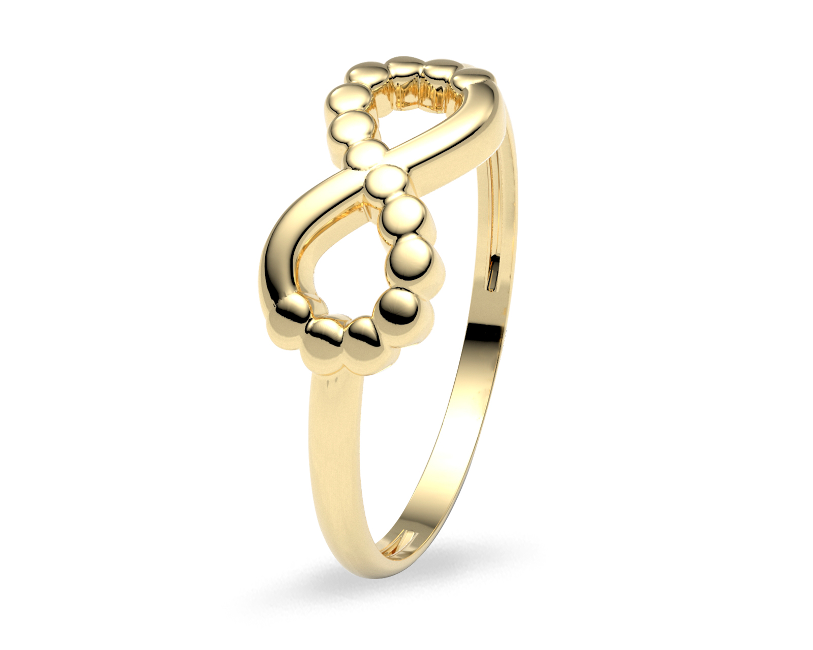 Anillo de Dama Elissa Amelie Joyas Oro 10 K Nro. 7-7.5