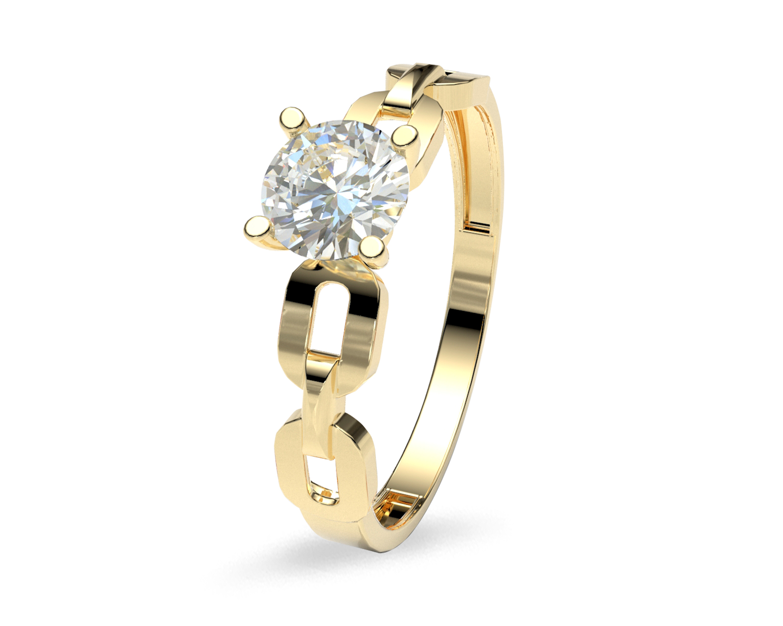 Anillo de Compromiso Amelie Joyas Chloe de Oro 10k Nro. 8-8.5