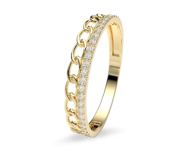 Foto 1 | Anillo Amelie Joyas Delia de Oro 10k Nro. 8-8.5
