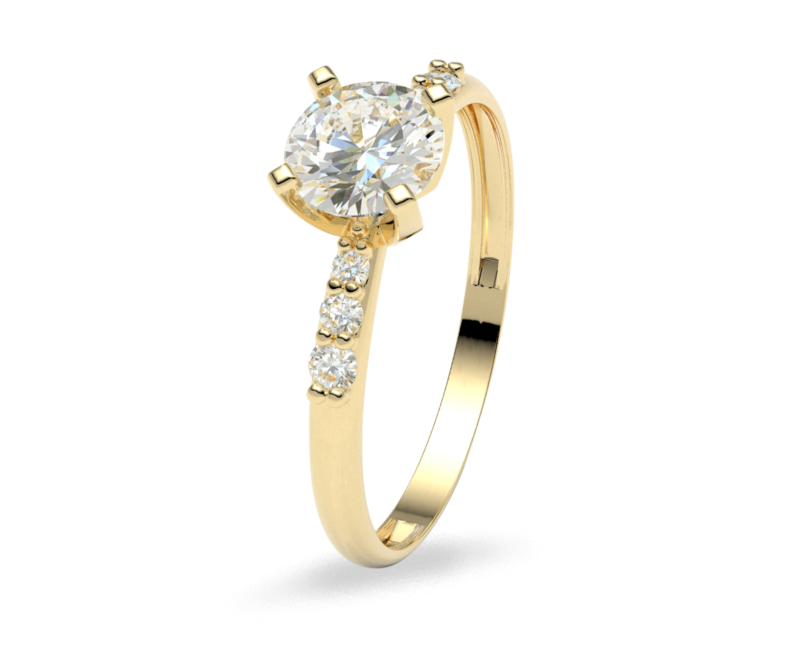 Anillo de Compromiso Amelie Joyas Elodie de Oro 10k Nro. 7-7.5