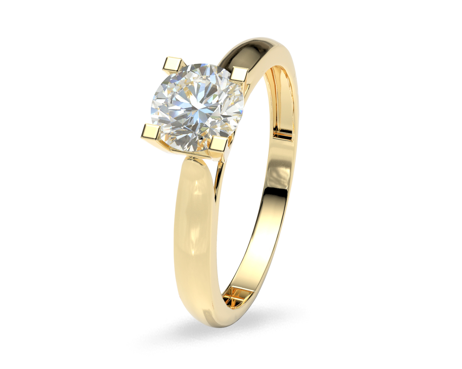 Anillo de Compromiso Amelie Joyas Candace de Oro 14K Nro. 7-7.5