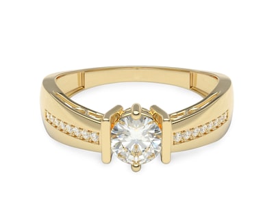 Foto 2 | Anillo de Compromiso Agatha Amelie Joyas Oro 14k Nro. 7