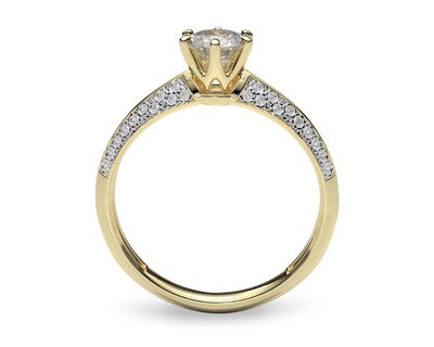 Foto 2 | Anillo de Compromiso Colette Amelie Joyas Oro 10k Nro. 8-8.5