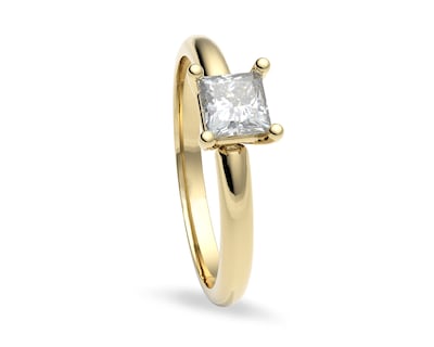Foto 1 | Anillo de Compromiso Amelie Joyas Elenni Oro 10k Nro. 8-8.5