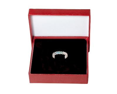Foto 3 | Anillo Tejido de Plata Horoz Arcoíris #6