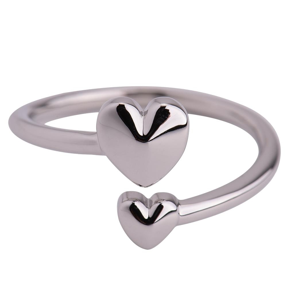 Anillos para Mujer de Corazones Luckyly, Modelo Rita Plata $339