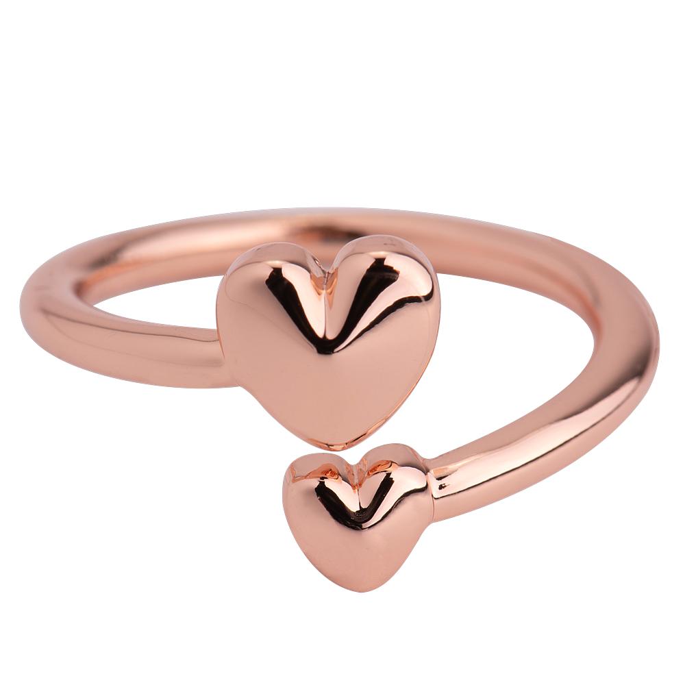 Anillos para Mujer de Corazones Luckyly, Modelo Rita Oro Rosa