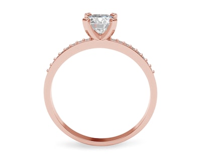 Foto 3 | Anillo De Compromiso Catalina Amelie Joyas Oro 14k Nro. 7-7.5
