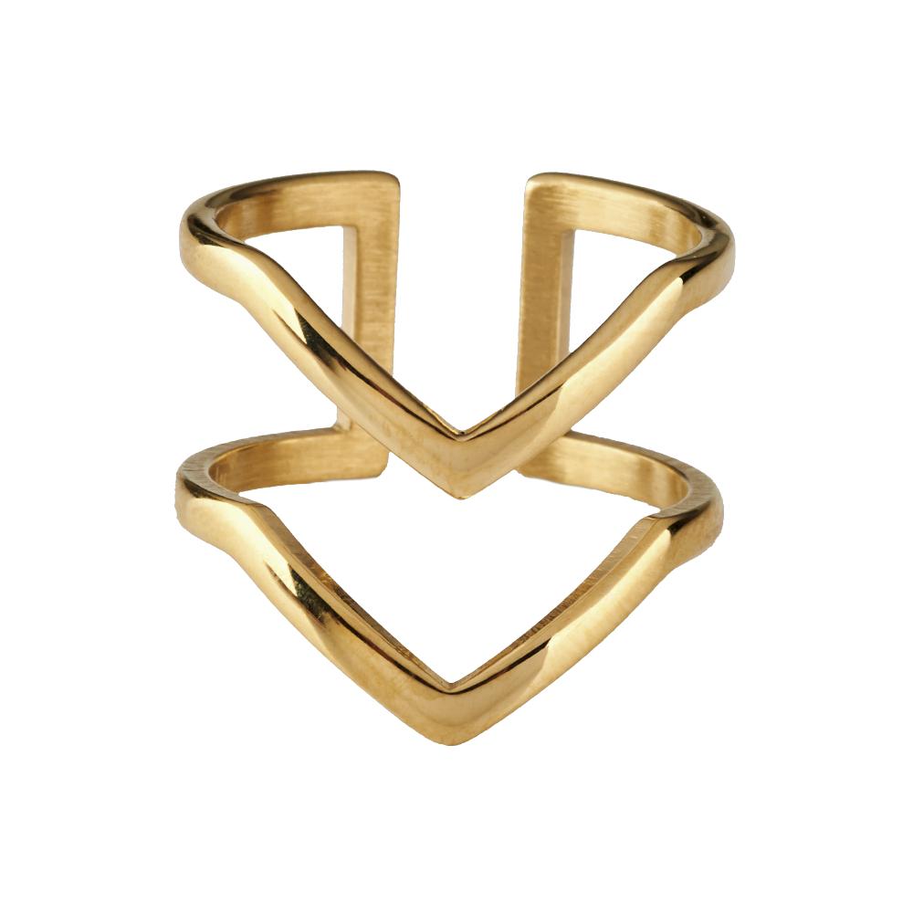 Anillo para Mujer Luckyly Ajustable Unitalla Diane Dorado $349