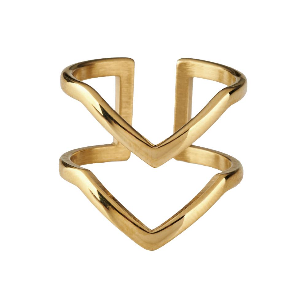 Anillo para Mujer Luckyly Ajustable Unitalla Diane Dorado