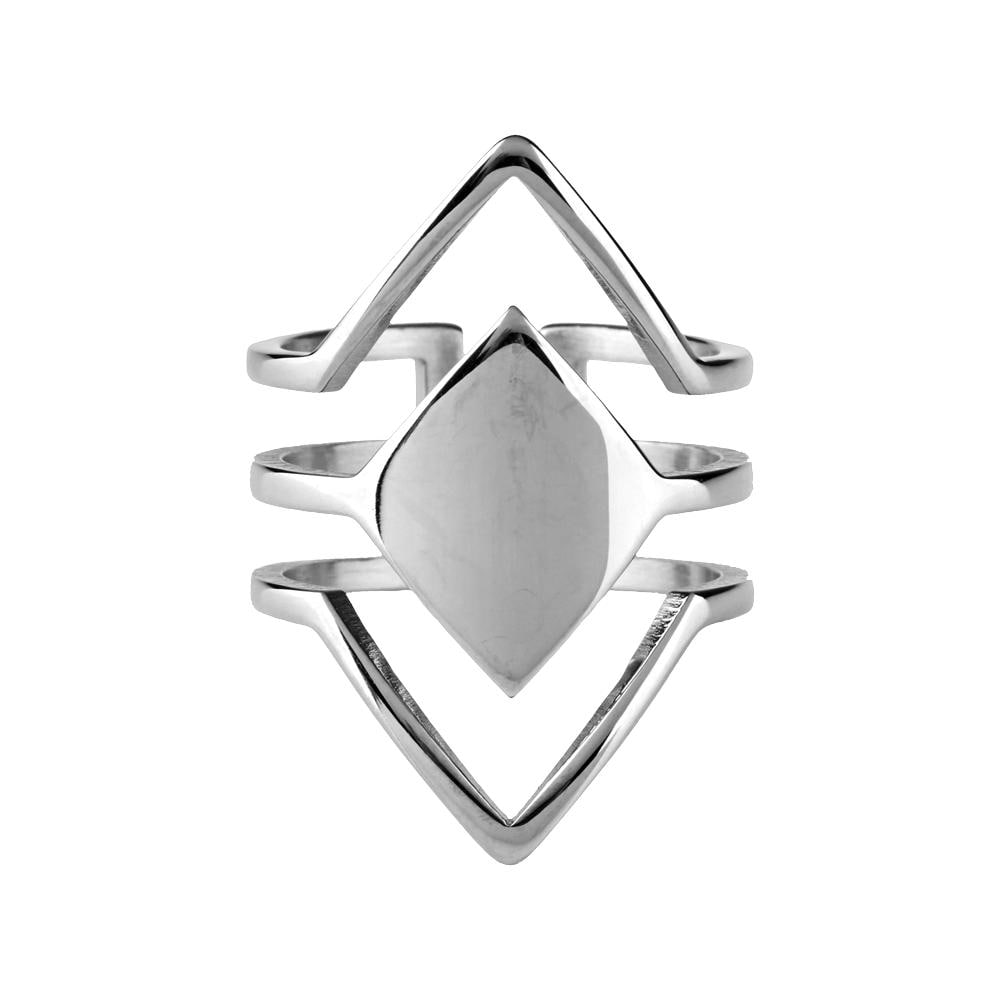 Anillos para Mujer Luckyly Ajustable Jasmine Plateado $359