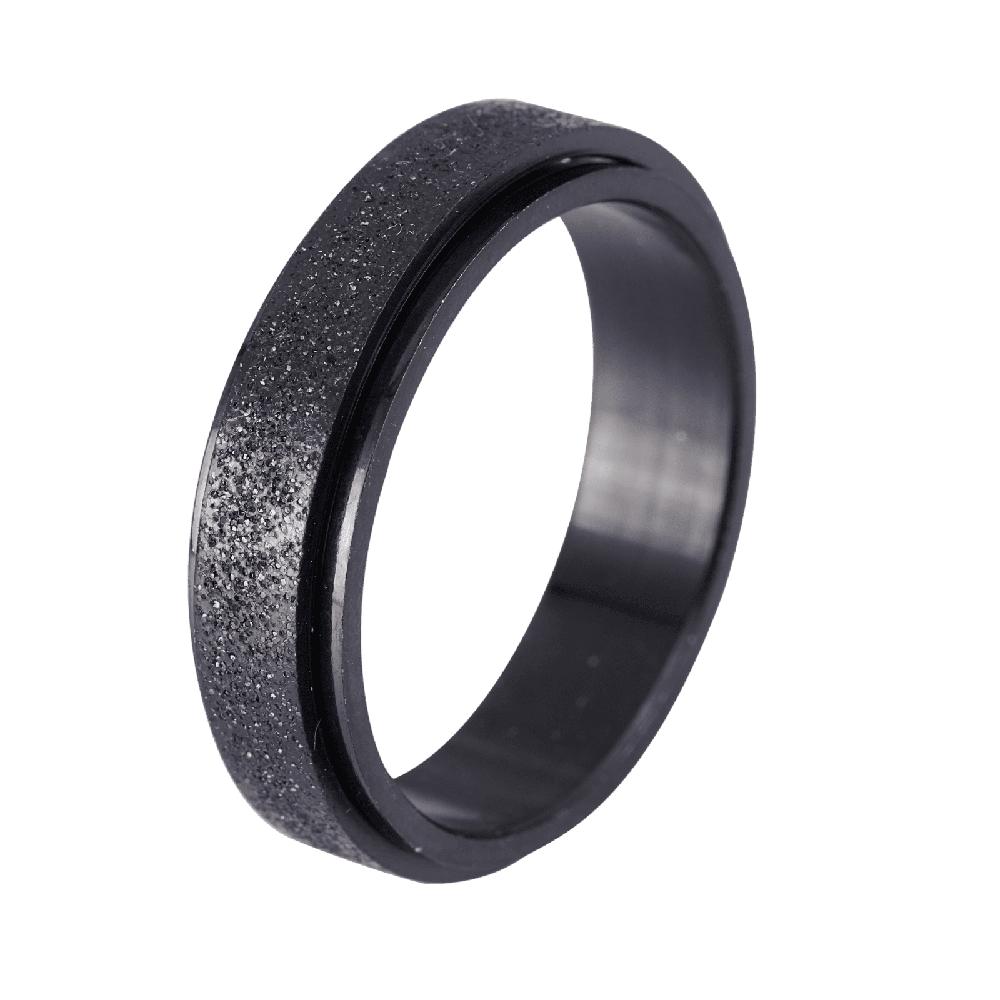 Foto 2 | Anillo Anti Ansiedad Luckman para Hombre Color Negro Talla 9