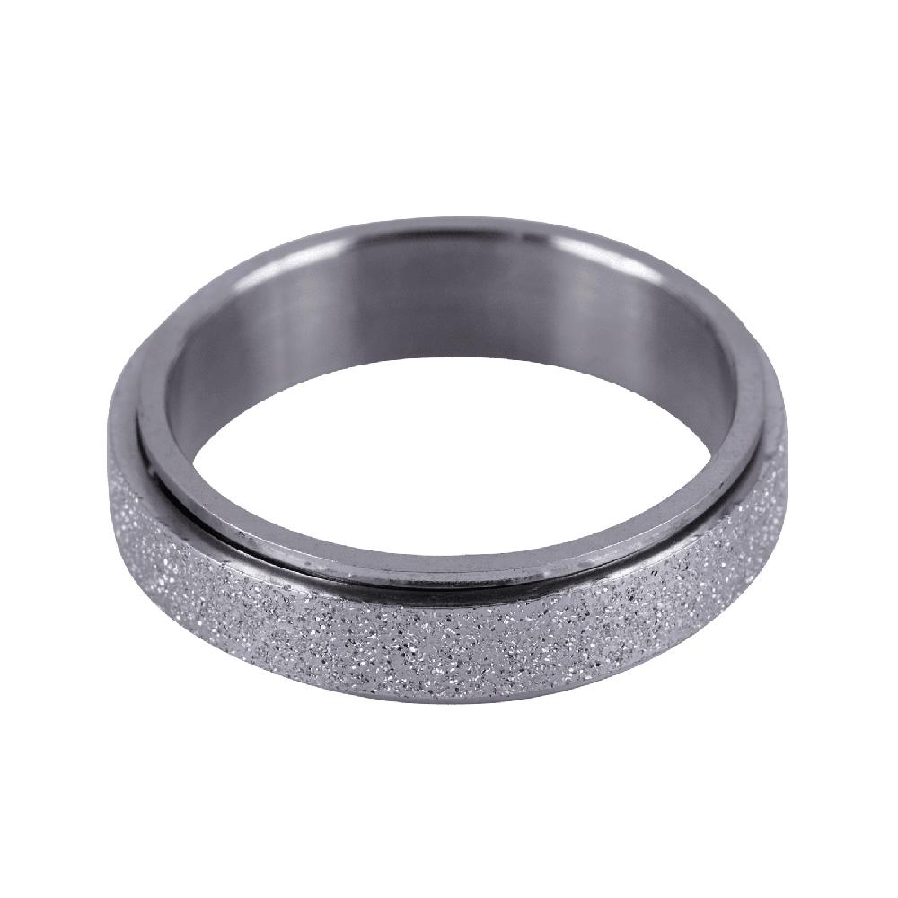 Anillo Anti Ansiedad Luckman Acero Inoxidable para Hombre Talla 8 $299
