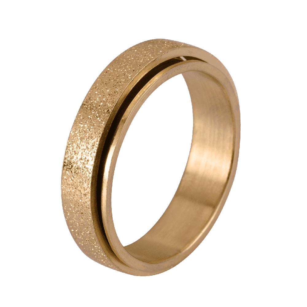 Foto 2 | Anillos Hombre Giratorios, Anti Ansiedad Luckman, Modelo Elvis Oro, Talla 11