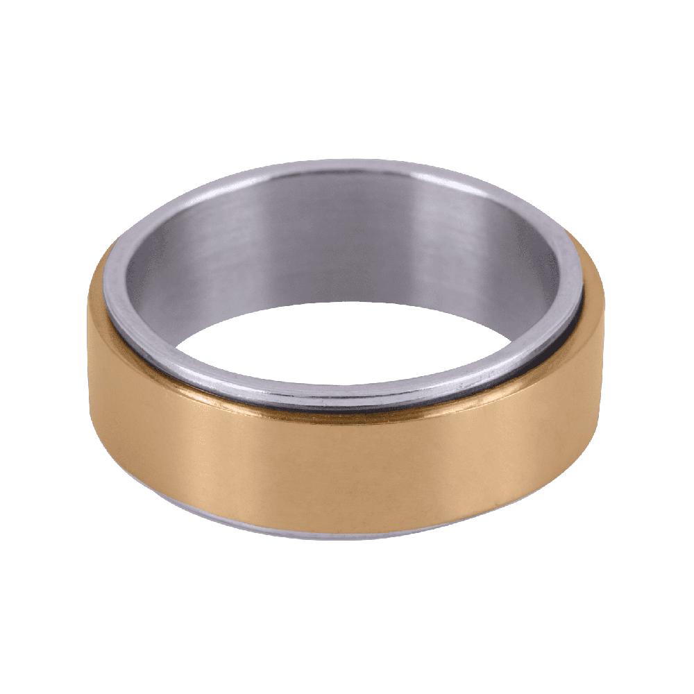 Anillo Giratorio Antiansiedad Luckman Axel Oro Talla 11 para Hombre $329