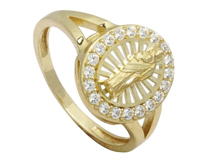 Foto 1 | Anillo San Judas #9 Horoz Oro 10k C1129