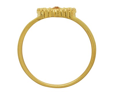 Foto 3 | Anillo Guadalupe Rosa Corazón #7 Horoz Oro 10k C1138