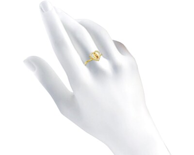Foto 4 | Anillo Guadalupe Rosa Corazón #7 Horoz Oro 10k C1138