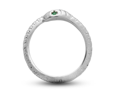 Foto 3 | Anillo Serpiente Abierto #7 Horoz Plata .925 Cp72