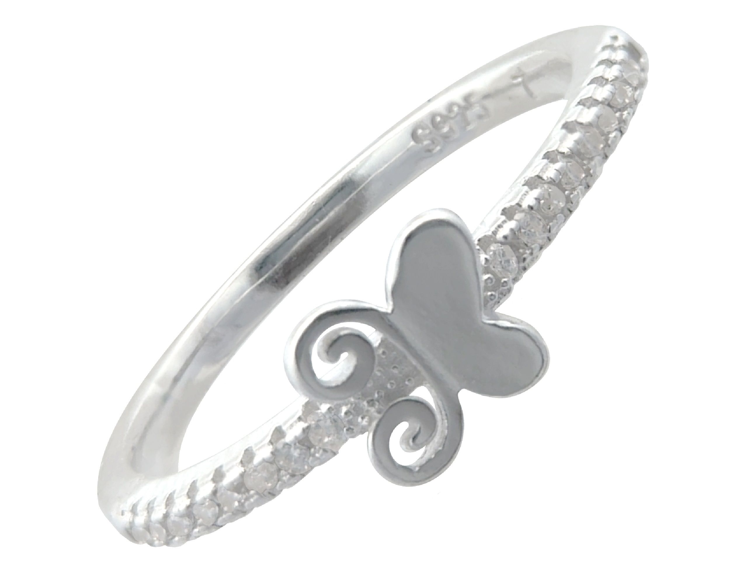 Foto 4 pulgar | Anillo Mariposa #7 Horoz Plata .925 Cp70