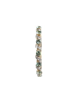 Foto 2 | Churumbela de Diamantes y Esmeraldas de Oro Amarillo de 14k Lucie Talla 7