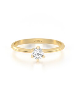 Foto 1 | Anillo De Promesa Oro 10k Holy Abba Joyas Talla 4