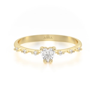 Foto 1 | Anillo De Promesa Oro 10k Dalia Abba Joyas Talla 8