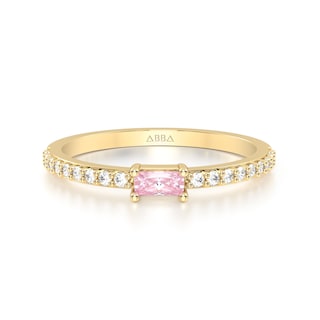 Foto 1 | Anillo de Promesa Oro 10k Ariel Abba Joyas Talla 7.5