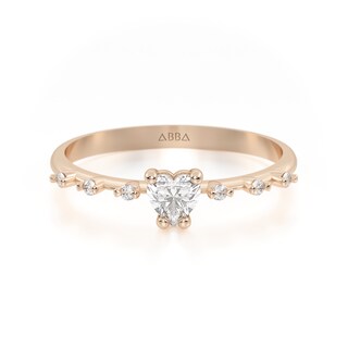 Foto 1 | Anillo de Promesa Oro 10k Dalia Abba Joyas Talla 5