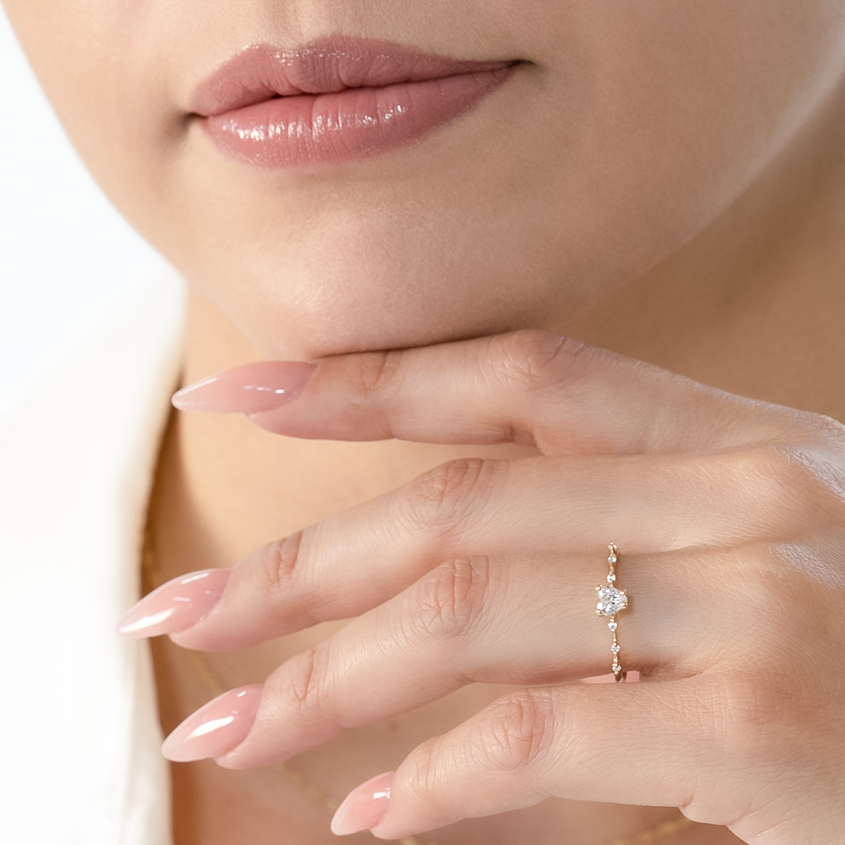 Foto 4 | Anillo De Promesa Dalia 10k Oro Talla 6.5