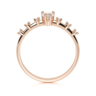 Foto 2 | Anillo De Promesa Dalia 10k Oro Talla 9
